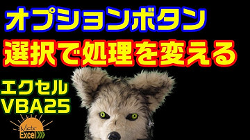 エクセルVBA 25　ラジオボタン　オプションボタン プログラミング