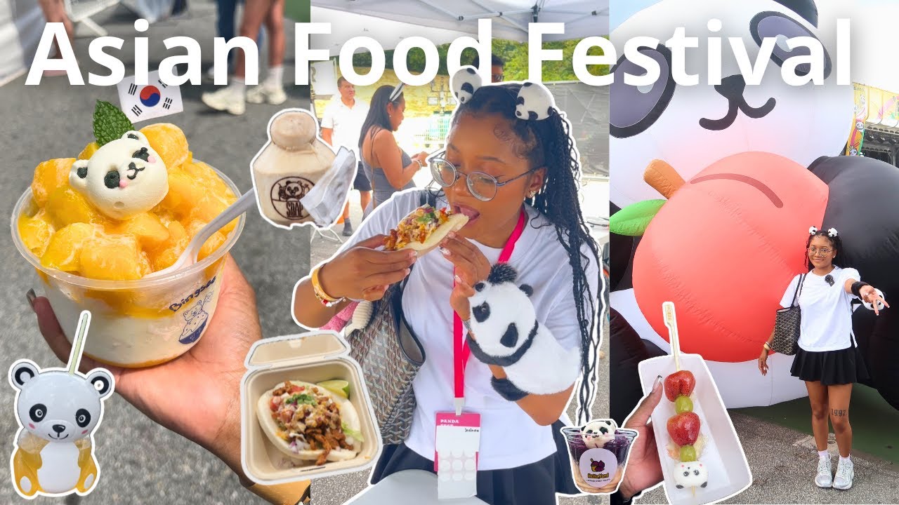 What I Ate at an Asian Food Festival 🍜🍡