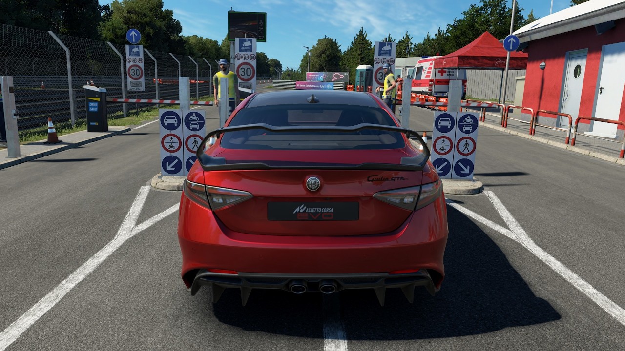Alfa Romeo Giulia GTAm on Nordschleife - Assetto Corsa Evo | Logitech g29 gameplay