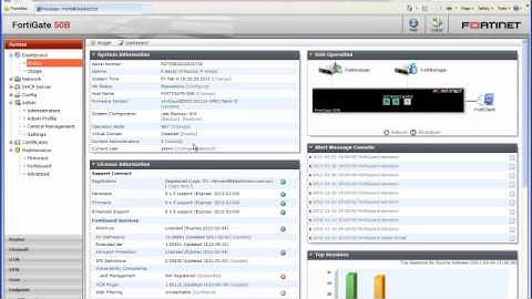 FortiGate 50B Basic Setup and GUI Access