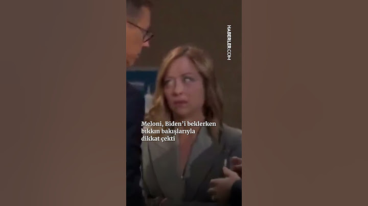 Meloni Biden'ı Beklerken Bıkkın Bakışlarıyla Dikkat Çekti