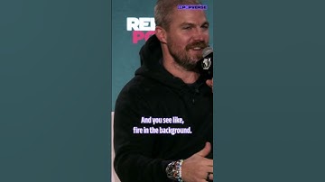 Stephen Amell and Colton Haynes recall WILD explosion scene on set of #arrow