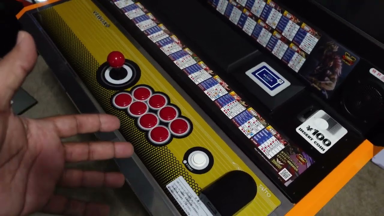 Orange Diamond Vewlix Arcade Cabinet Upgrade For Street Fighter 6