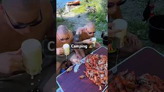 Camping vs cooking #cooking #food #nature #viral #camping