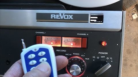 REVOX A77 Modificatie met spectrum analyser en RF controle. (Part 1) Chris VS