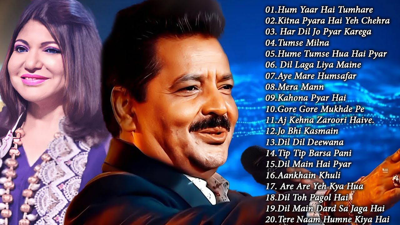 UDIT NARAYAN  ALKA YAGNIK  BEST 90S SONG COLLECTION EVER  HINDI MELODY SOngs