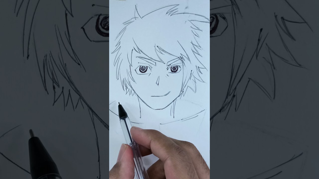 How to draw injured anime boy with easy steps ✏️  channel: Easy  drawing #howtodraw #howtodrawmanga #how_to_draw #howtodrawfaces…