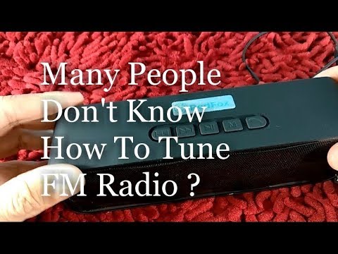 Video: How To Turn On Fm Radio