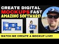 Create digital mockups fast  amazing software