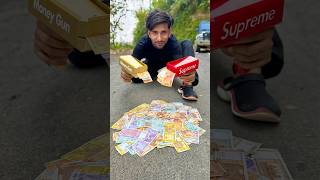 OMG!! Duita Money Gun Unboxing &amp; Testing with Real money 💵😲