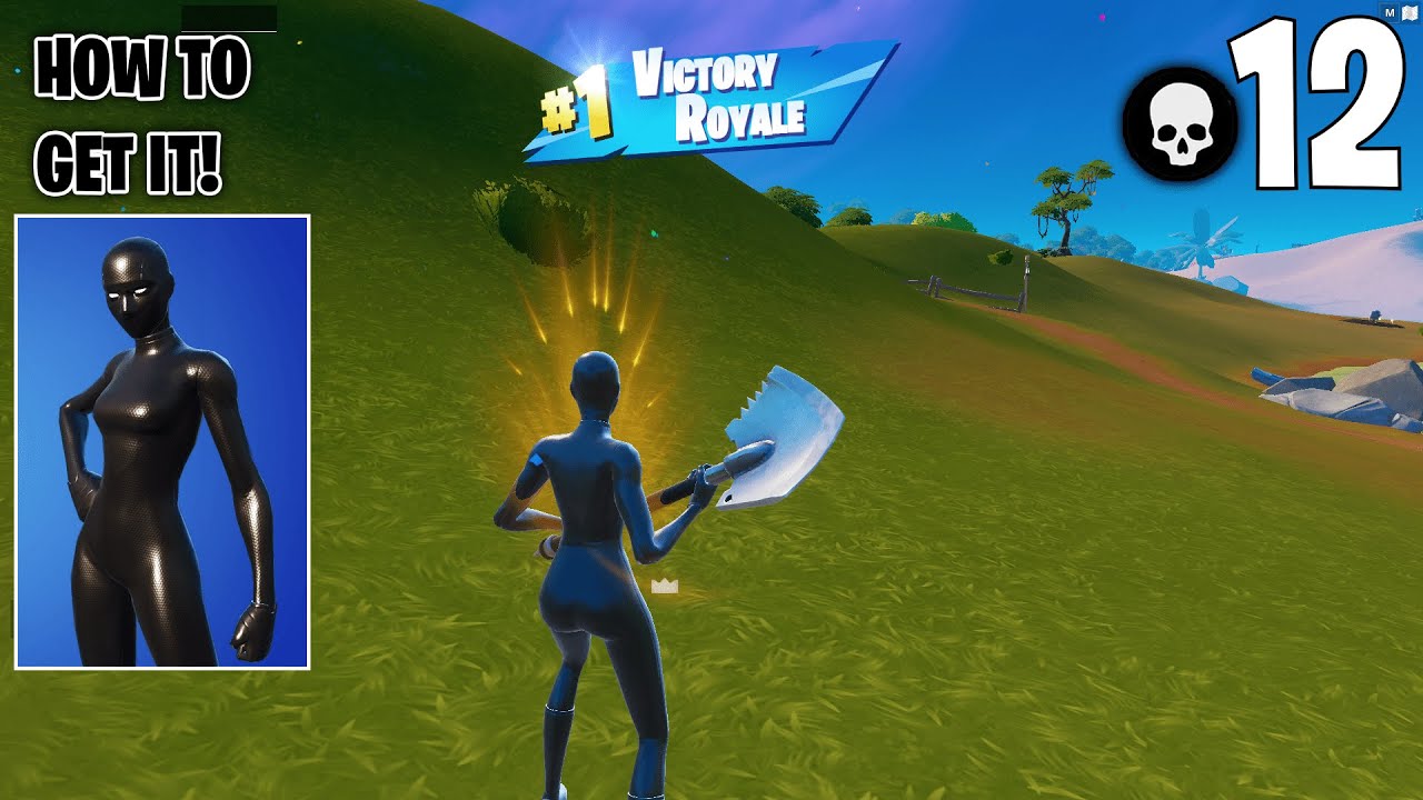 Black Superhero Skin Gameplay In Fortnite Chapter 3! + How To Get It