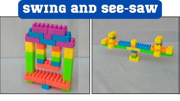 Swing/See-saw/Building Blocks Kids/Blocks Swing/Blocks See-Saw/Block Games/Blocks Toys