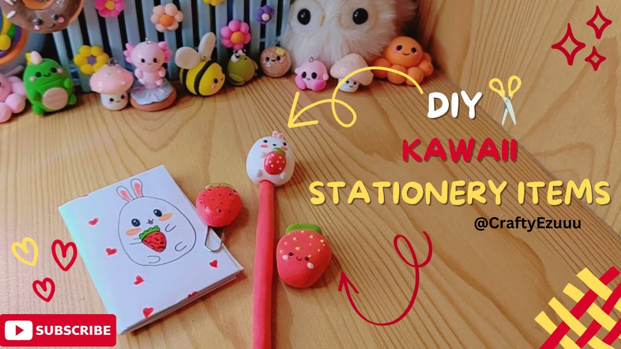 How to make School supplies Diy School supplies Cute crafts back