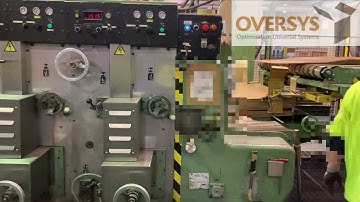 VIDEO OVERSYS U59381221 WARD 13000  4 COLOR ROTARY DIE CUTTER 66"(1676MM) X 80"(2030MM)