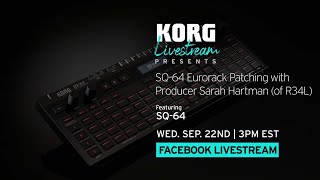 SQ-64 Eurorack Patching with Producer Sarah Hartman (of R34L)