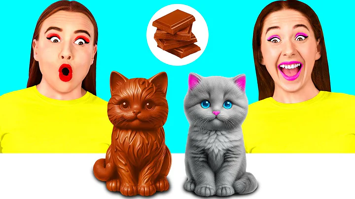 Real Food vs Chocolate Food Challenge | Funny Food Hacks by GoFun Challenge