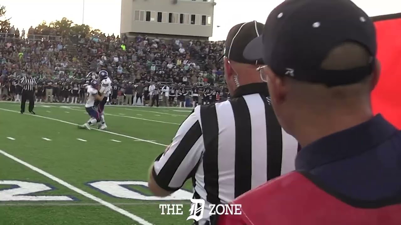 DeWitt 2025 WR/OLB Abram Larner full game highlights vs. Mason