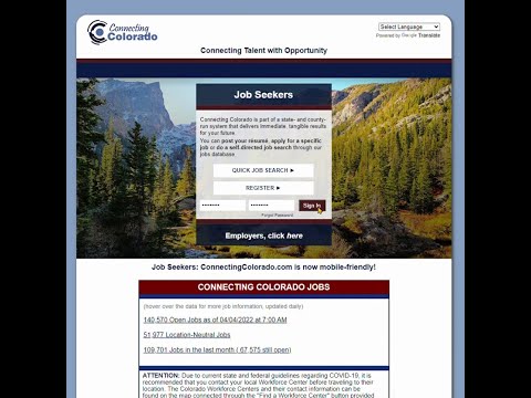 How to Login to Connecting Colorado