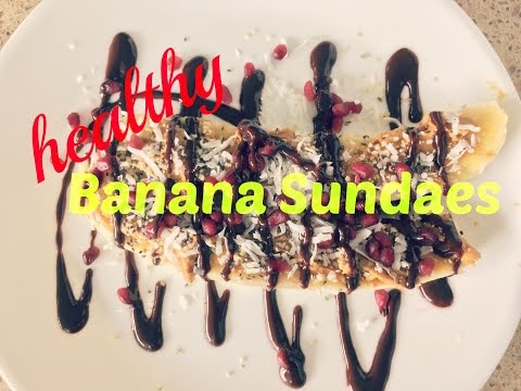 Healthy Banana Sundae