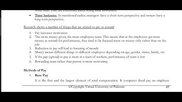 PSY510 Lecture 10 Organisational Psychology Short Lecture VU Lectures