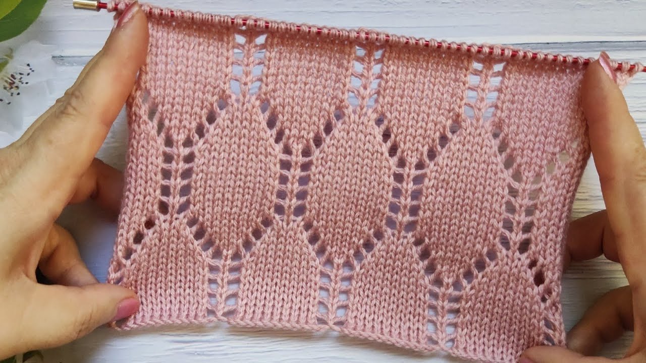 Lace Checker Stitch | Ajour-Schachbrettmuster stricken | Punto Scacchiera | Point de Damier Ajouré