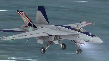 [FSX HD]VRS F/A-18 USS NIMITZ Somewhere to Black Sea,Romania