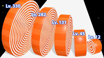 CARVING UP 3D - Level Up Spiral Roll (ASMR Gameplay)