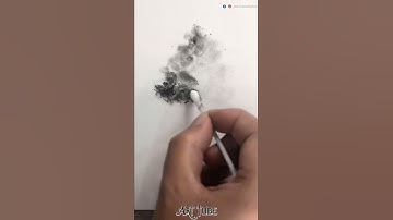 Tree Charcoal Drawing🌳 #shorts #charcoal #charcoaldrawing #tree #drawing