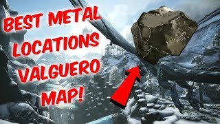 BEST METAL LOCATIONS ON VALGUERO - ARK How To Tutorial Video