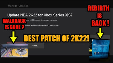 THE BEST PATCH OF NBA 2K22 ! (1.05 PATCH NOTES)