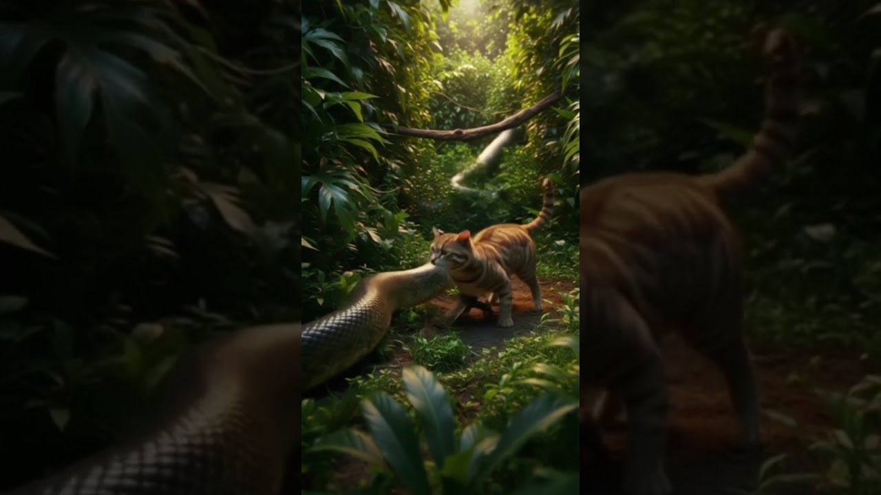Real or Fake? Snake Attacks 5-Legged Jungle Creature !  
