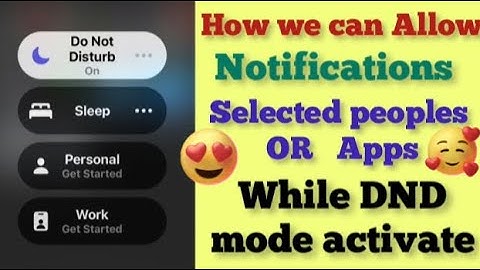 Allow Notification to Specific Apps\Peoples on Do Not Disturb mode|whitelist apps|Whitelist Contacts