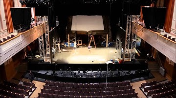 Timelapse Video of Set Load-In for FALSTAFF