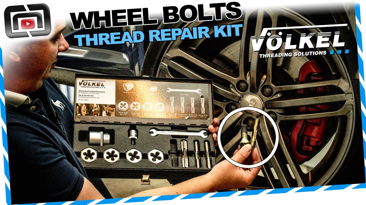 Damaged Wheel Bolt? Here’s How to Fix It FAST! | VÖLKEL Thread Repair Tool 48647 Review