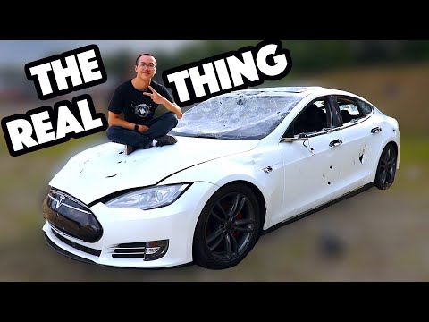 Bored Smashing - ACTUAL TESLA MODEL S