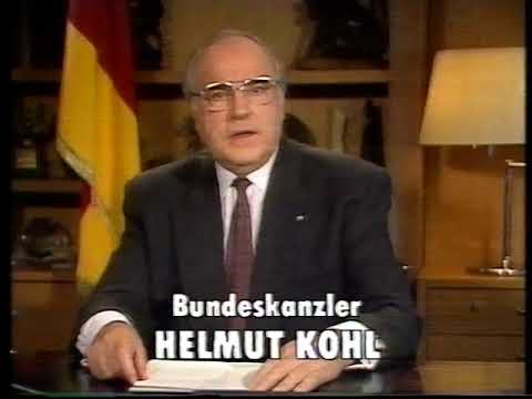 Ansprache von Bundeskanzler Helmut Kohl am Vorabend des 3. Oktober 1990