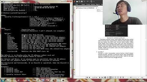 Belajar mnggunakan perintah-perintah TCP/IP dan CMD (Tugas 2 Jaringan Komputer)