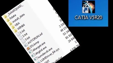 Installation Catia V5R20