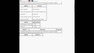 Codamos ERP Software: Supplier Order Processing