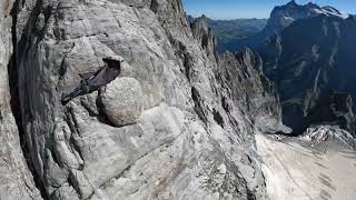 Raw Eiger East Ridge Flight by Jeb Corliss 13,378 views 1 year ago 2 minutes, 45 seconds