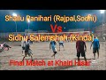 Shallu panihari rajpalsodhi vs sidhu salemshah kinda at khairi  shooting volleyball tournament