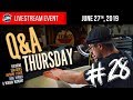Q&A Thursday #28: Answering LIVE Detailing Questions! | June 27th, 2019 | THE RAG COMPANY