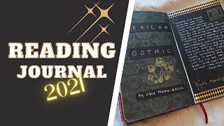READING JOURNAL 2021 FLIP THROUGH + 2022 SPREADS | Everything I Read Last Year