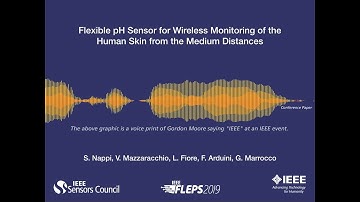 Flexible pH Sensor for Wireless Monitoring of the Human Skin from the Medimun Distances