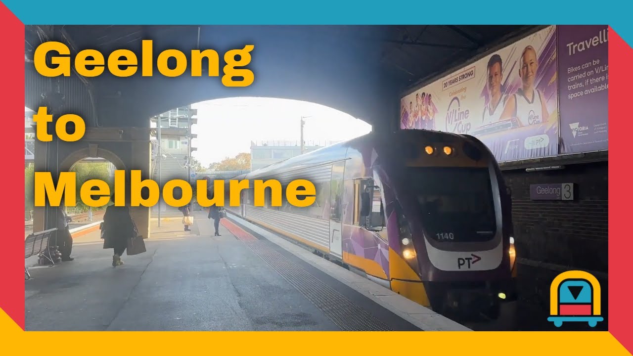 Riding a VLocity from Geelong to Southern Cross (31 December 2025)