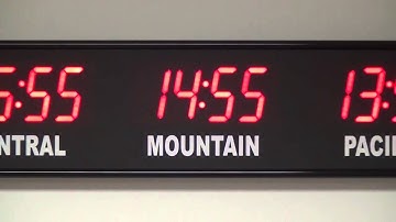 BRG Precision Products 661T Fixed Zone Time Zone Clock