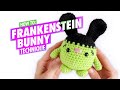Frankenstein Amigurumi Bunny - Easy Beginner Crochet Tapestry Technique