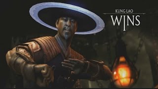 Mortal Kombat X - Kung Lao All Fatalites/ Brutalities/ X-Ray Gameplay