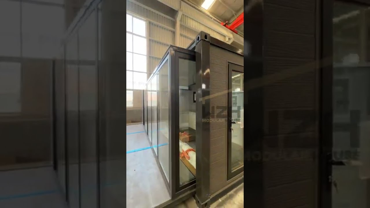 Prefab expandable container house