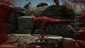 Path of Titans | Tyrannotitan vs. Carnivore Pack (Allos, Cera, Hatz, Pycno, Rhamph, Suchos) & Duck